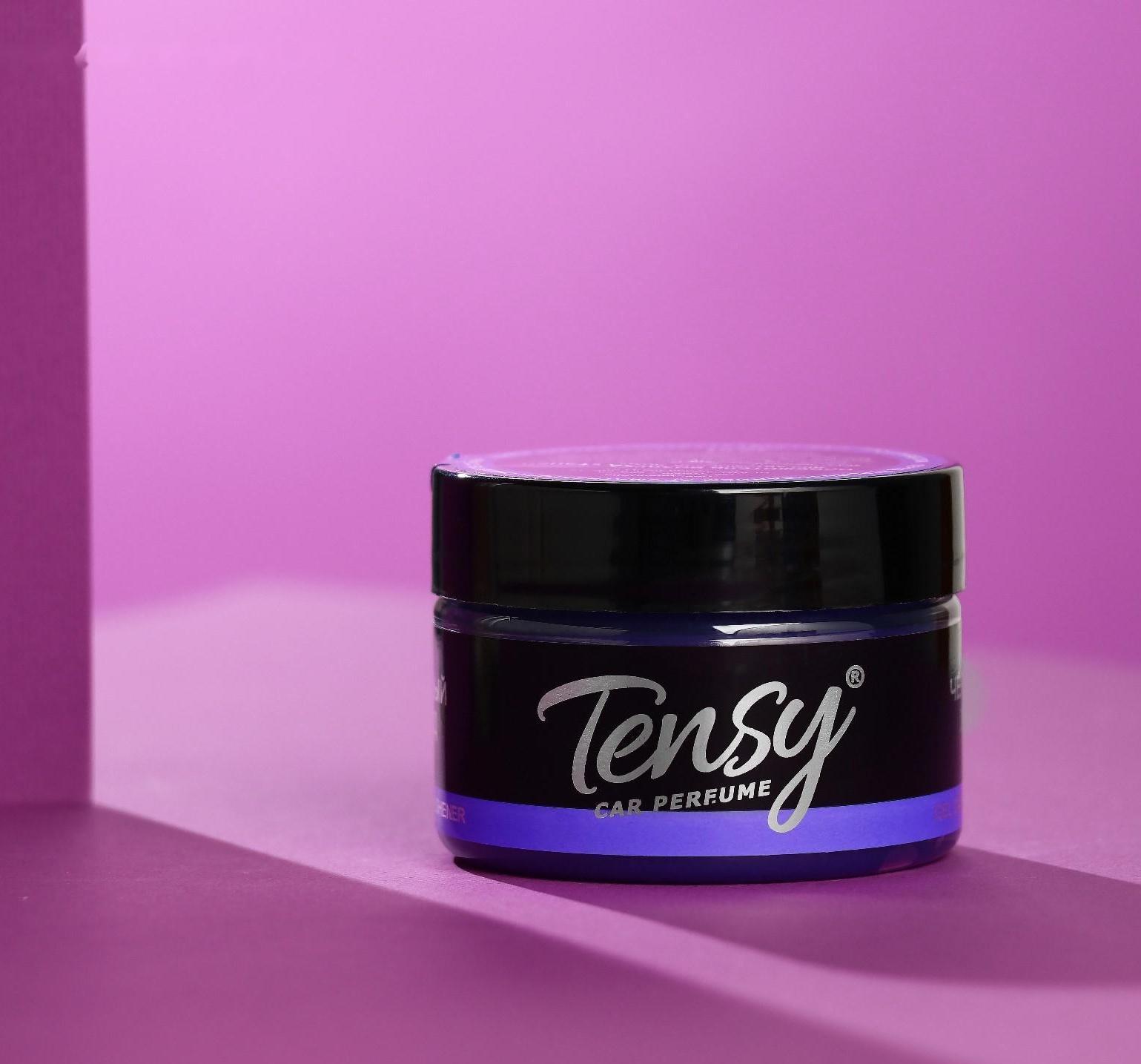 Ароматизатор Tensy баночка в подстаканник, Черный лед TZ-01