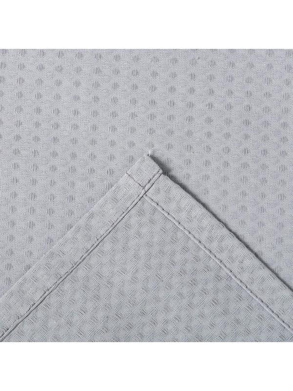 Халат вафельный мужской Экономь и Я, рукав 3/4, размер 50-52, цвет серый, 100%хл, 200г/м2