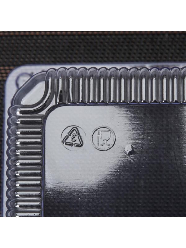 Контейнер одноразовый, 15,5×15,5×7,5 см, цвет прозрачный