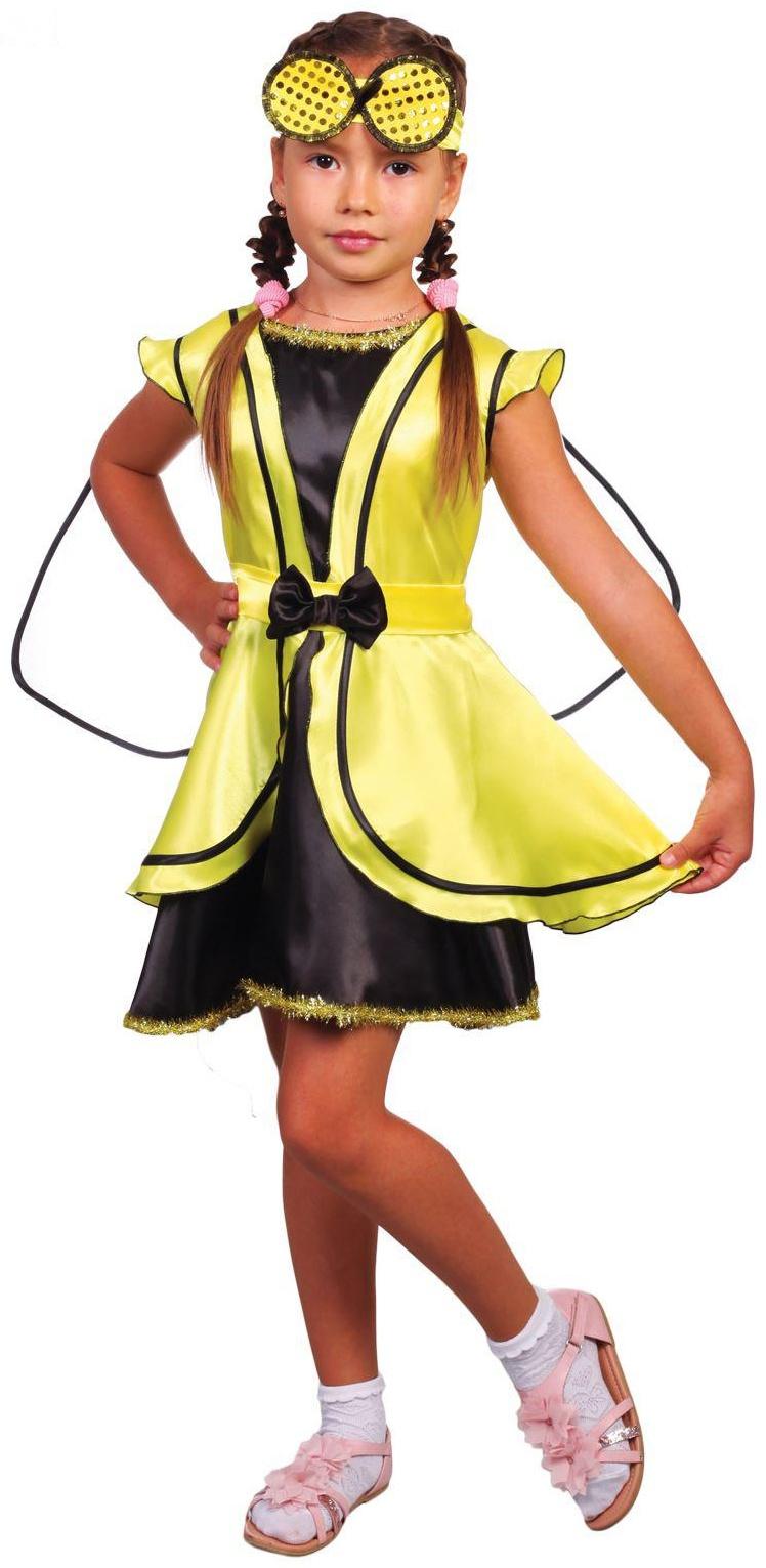 Карнавальный костюм «Муха», платье, повязка, р. 32, рост 122-128 см