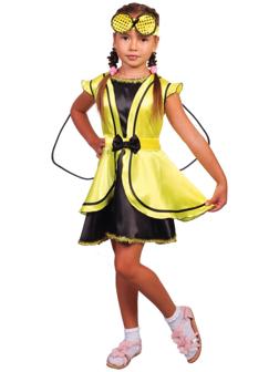 Карнавальный костюм «Муха», платье, повязка, р. 32, рост 122-128 см