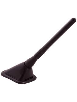 Антенна декоративная Skyway, 14.5 см, прямоугольное основание 65 x 50 мм, черный