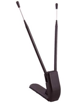 Антенна декоративная Skyway, 18.5 см, регулируемый угол, черный, S00201006