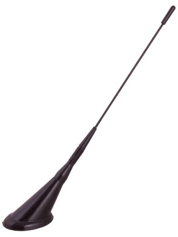 Антенна декоративная Skyway, 27 см, основание 70 x 50 мм, черный , S00201009