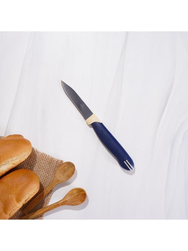 Нож кухонный Доляна «Страйп», зубчатое лезвие 7,5 см