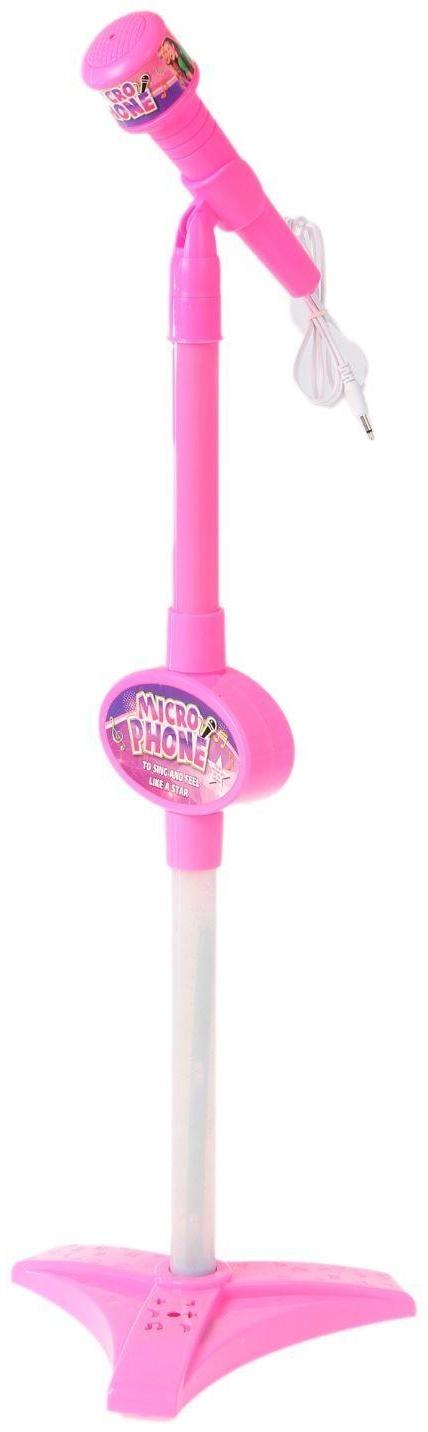 Микрофон на стойке «Шоу», световые и звуковые эффекты