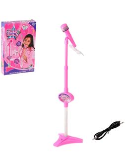 Микрофон на стойке «Шоу», световые и звуковые эффекты