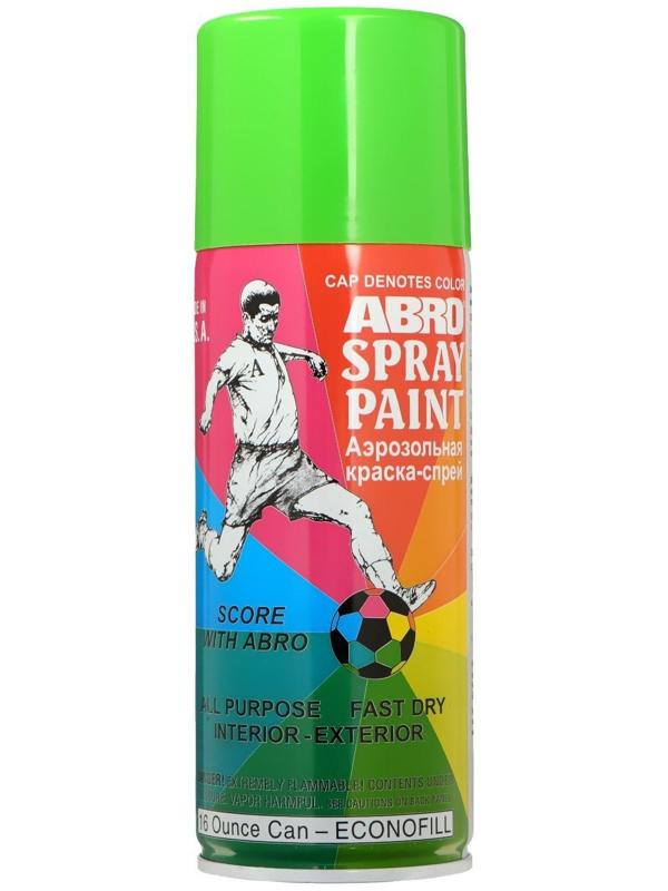 Краска-спрей ABRO стандартная, 400 мл, 45 светло-зелёная