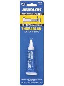 Фиксатор резьбы синий ABRO, 6 мл, удаляемый TL-342