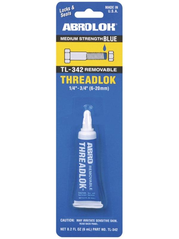 Фиксатор резьбы синий ABRO, 6 мл, удаляемый TL-342