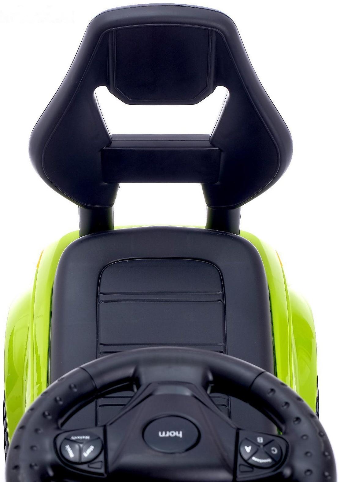 Толокар «Ровер», световые и звуковые эффекты, цвет зеленый