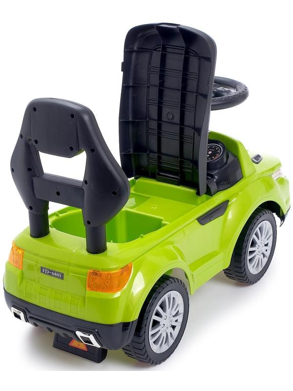 Толокар «Ровер», световые и звуковые эффекты, цвет зеленый
