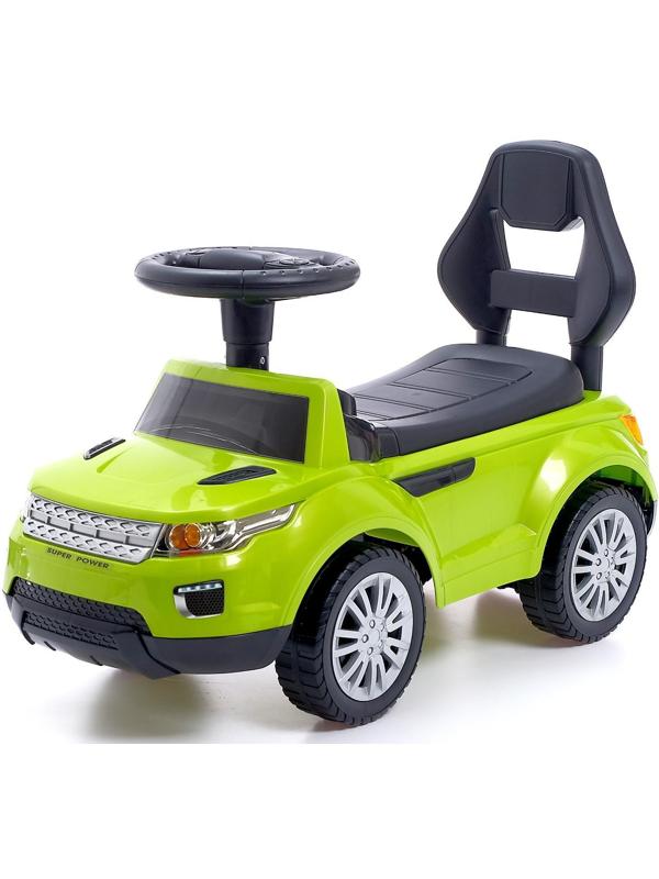 Толокар «Ровер», световые и звуковые эффекты, цвет зеленый