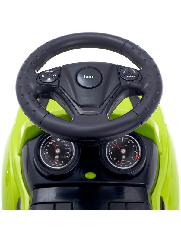 Толокар «Ровер», световые и звуковые эффекты, цвет зеленый