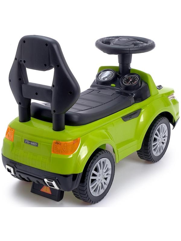 Толокар «Ровер», световые и звуковые эффекты, цвет зеленый