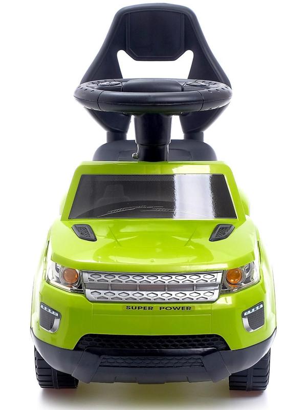 Толокар «Ровер», световые и звуковые эффекты, цвет зеленый