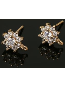 Основа для пусет с цирконом 