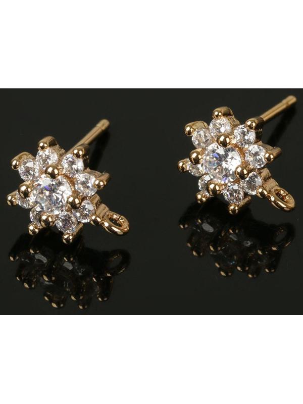 Основа для пусет с цирконом 