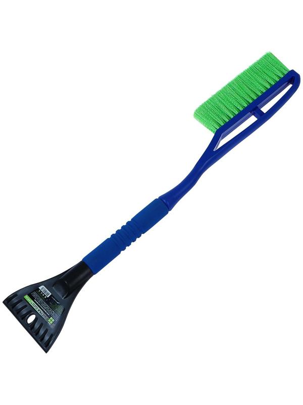 Щётка-сметка со скребком Oktan, 63.5 см, микс