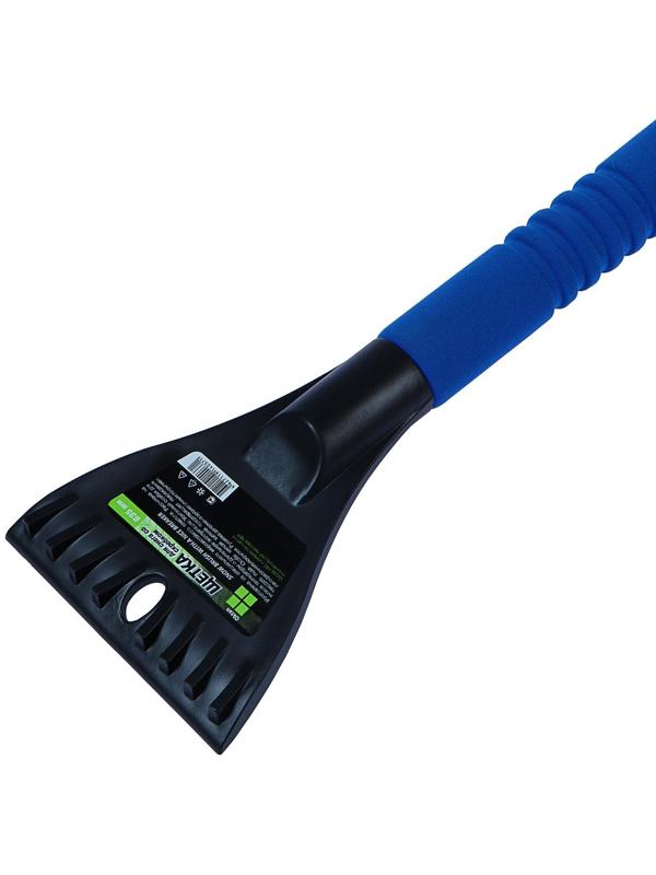 Щётка-сметка со скребком Oktan, 63.5 см, микс