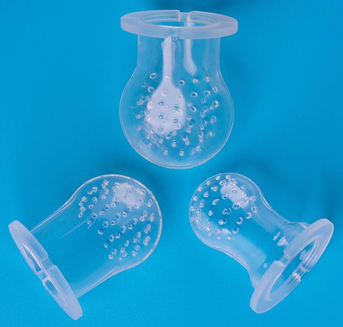 Набор сменных сеточек для ниблера, силикон, набор 3 шт., размеры S, M, L