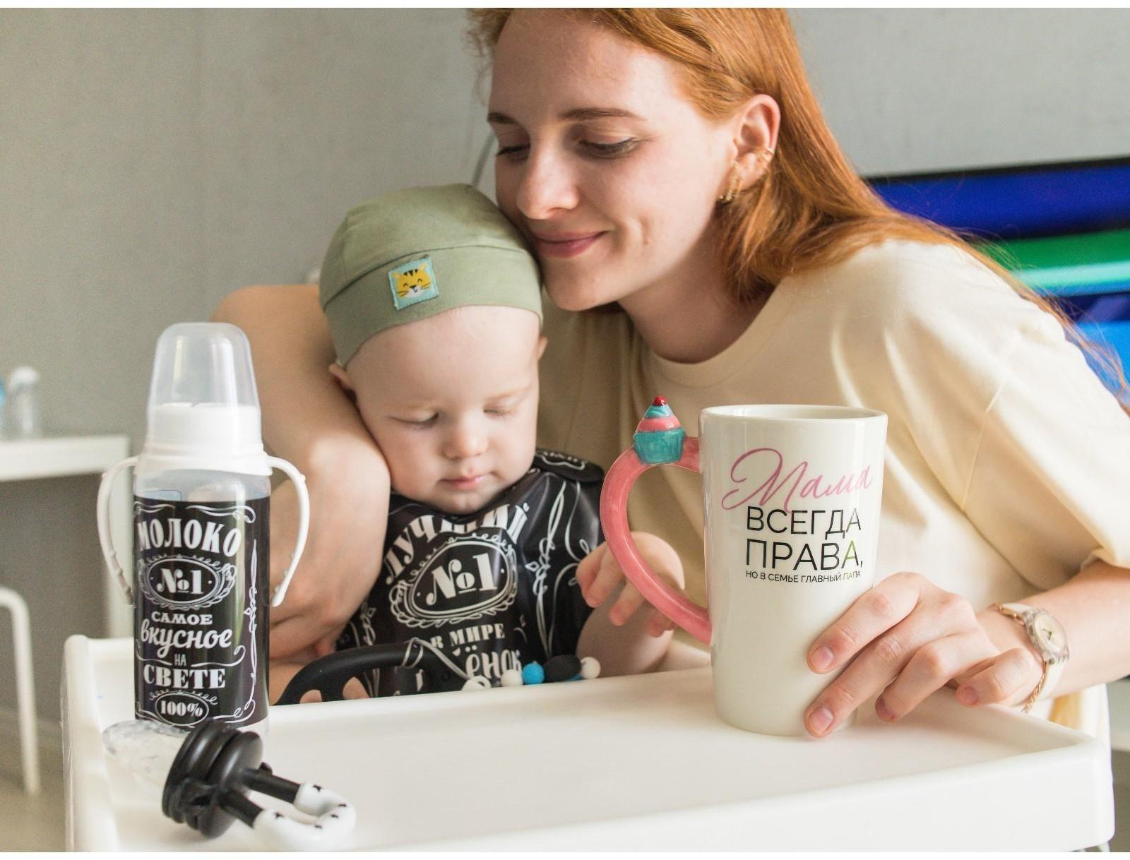 Ниблер для прикорма «Я люблю есть», с силиконовой сеточкой, цвет черно-белый