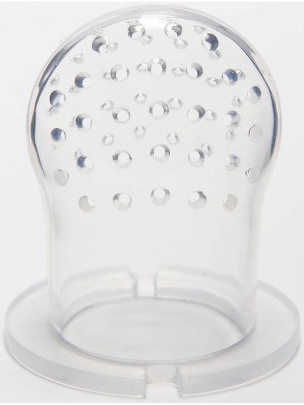 Ниблер «Люблю маму и папу», с силиконовой сеточкой, цвет бирюзовый/белый