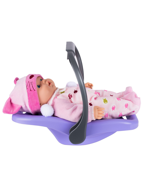 Переноска для кукол У806 30 см. / цвет Микс 1 шт.