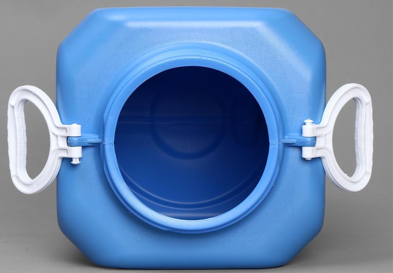 Фляга пищевая, 40 л, горловина 19 см, 4 ручки