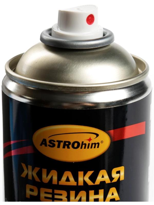 Жидкая резина Astrohim серебристая, аэрозоль, 520 мл, АС - 656