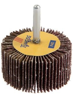 Круг лепестковый радиальный ТУНДРА, 60 х 30 х 6 мм, Р40