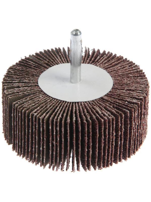 Круг лепестковый радиальный ТУНДРА, 80 х 30 х 6 мм, Р60