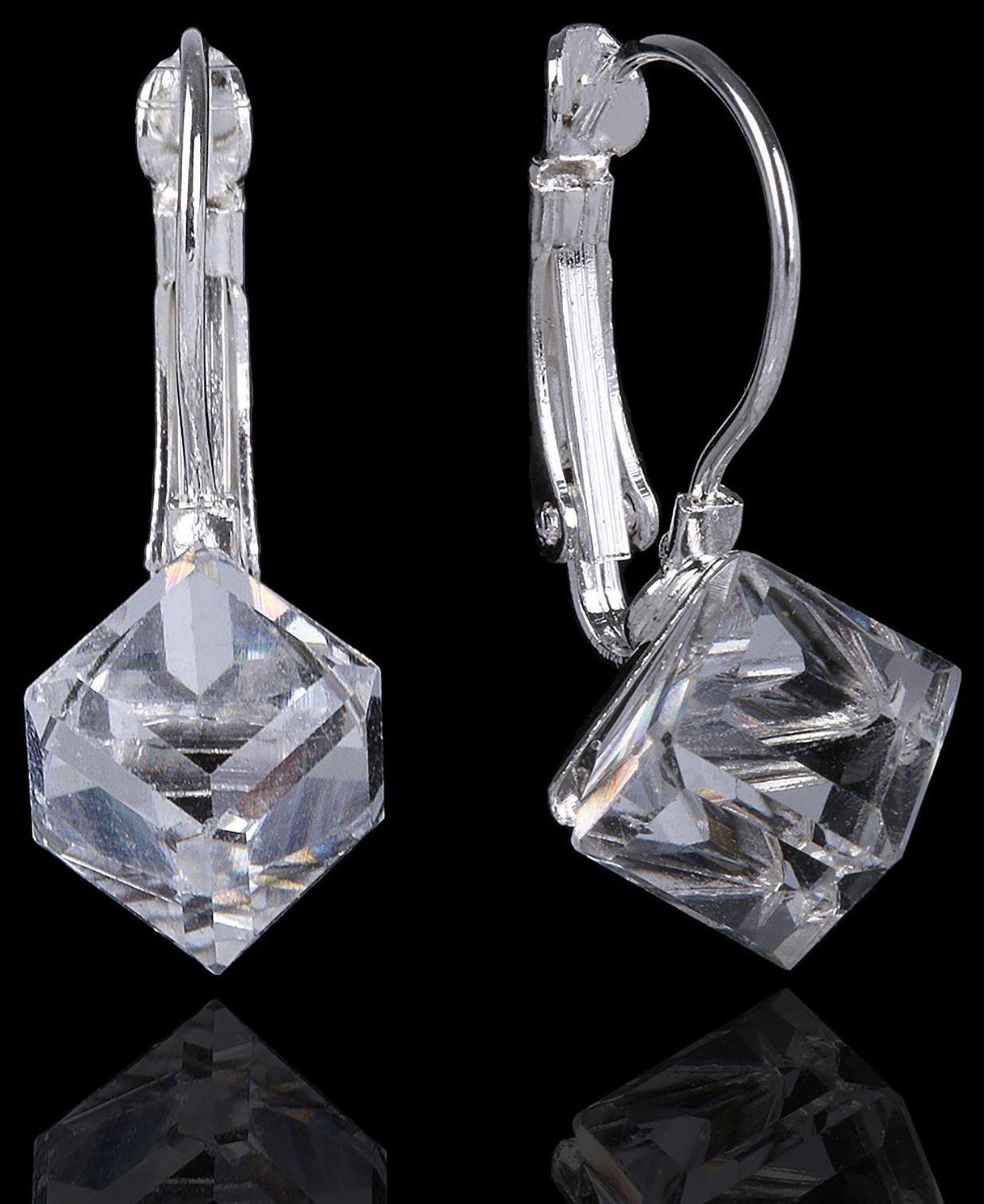 Серьги со стразами 