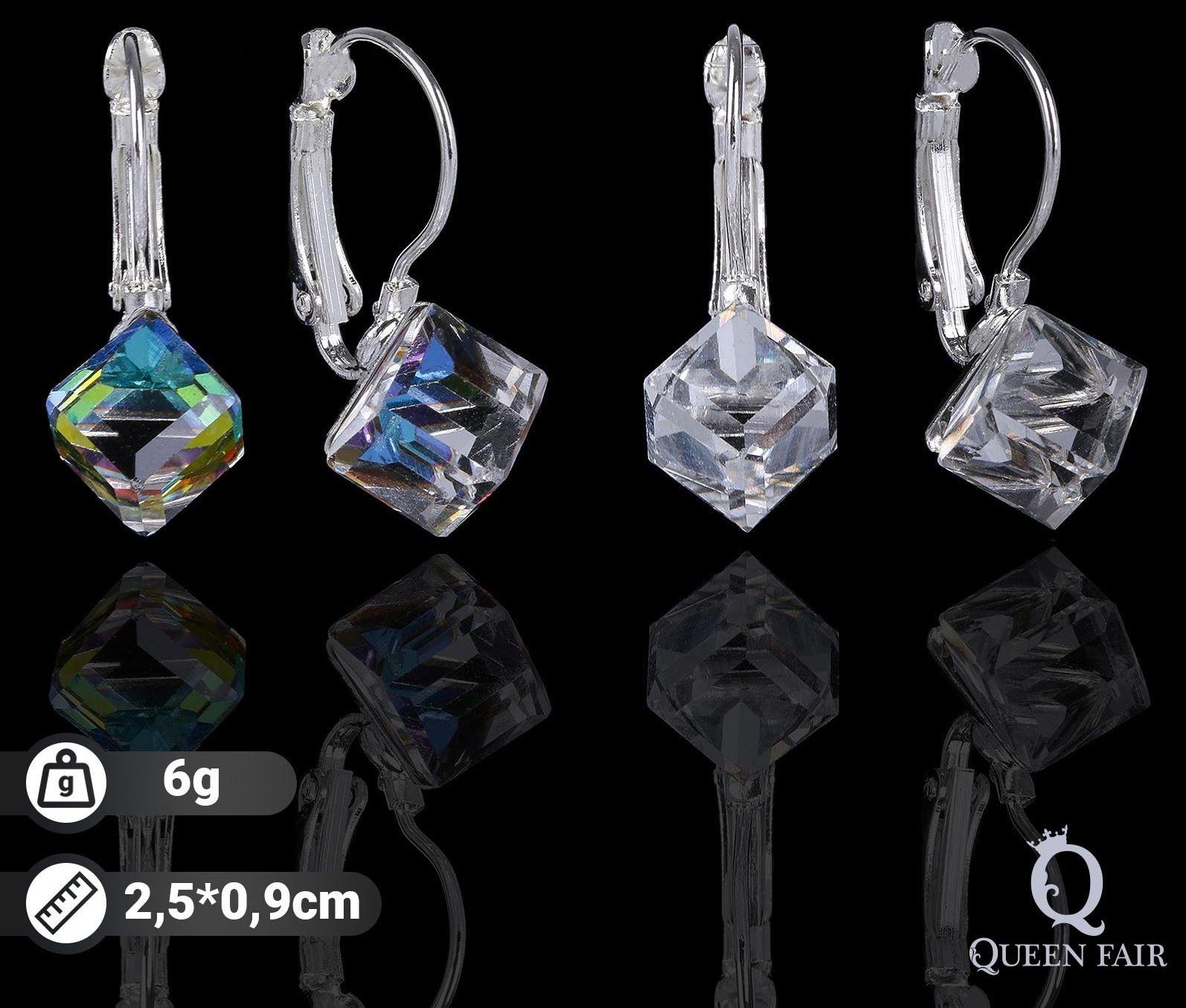 Серьги со стразами 