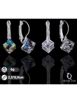 Серьги со стразами 