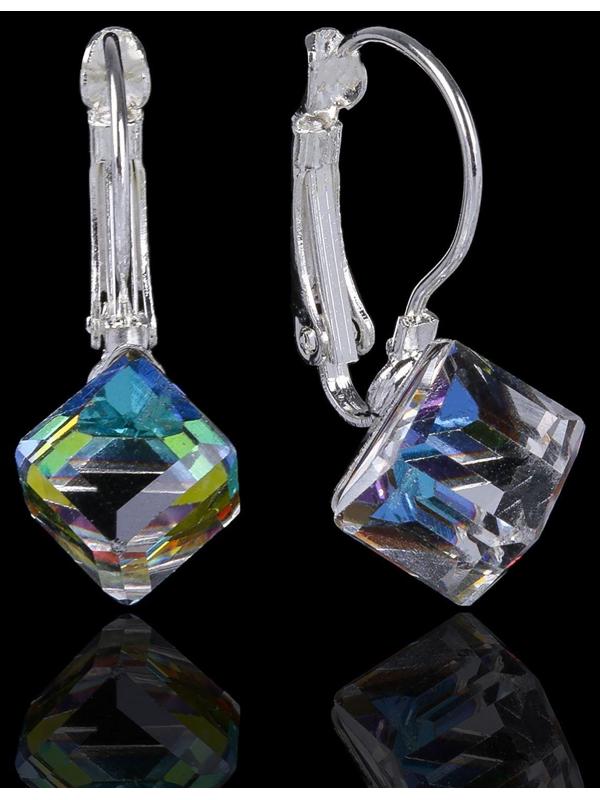 Серьги со стразами 