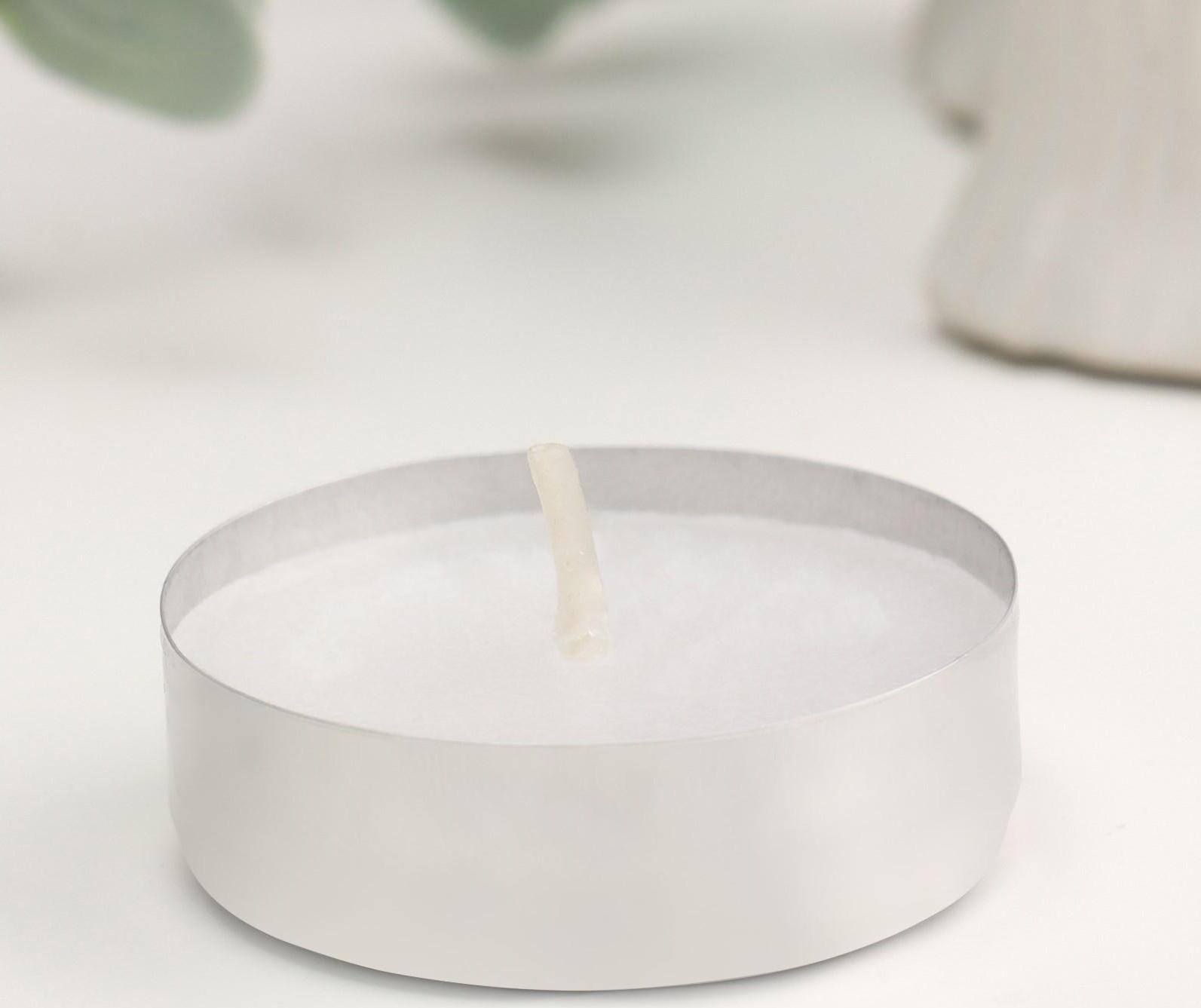 Набор чайных свечей «Классика», белый, 100 штук