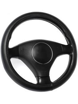 Оплётка TORSO, под карбон, размер 38 см, черный