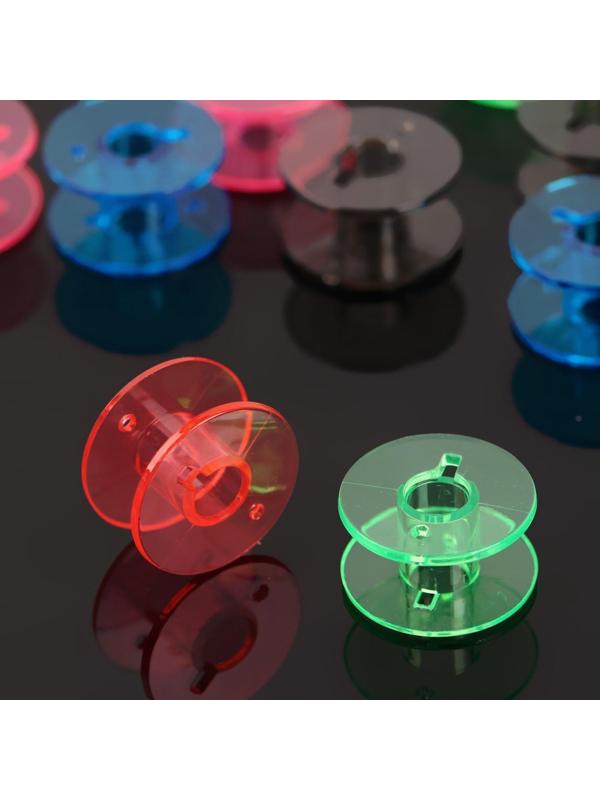 Набор шпулек в контейнере, d = 20 мм, 25 шт, цвет МИКС