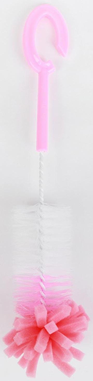 Ёршик для бутылочек с губкой, цвета МИКС