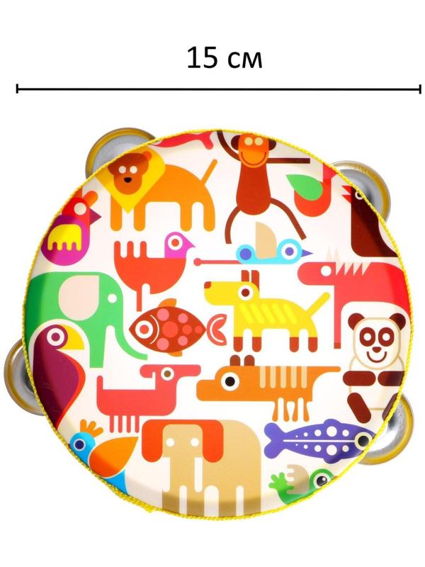 Бубен «Весёлые животные»