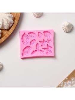 Молд «Листики», 9×7,2 см