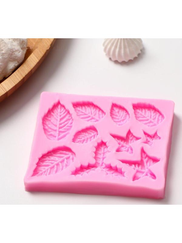 Молд «Листики», 9×7,2 см