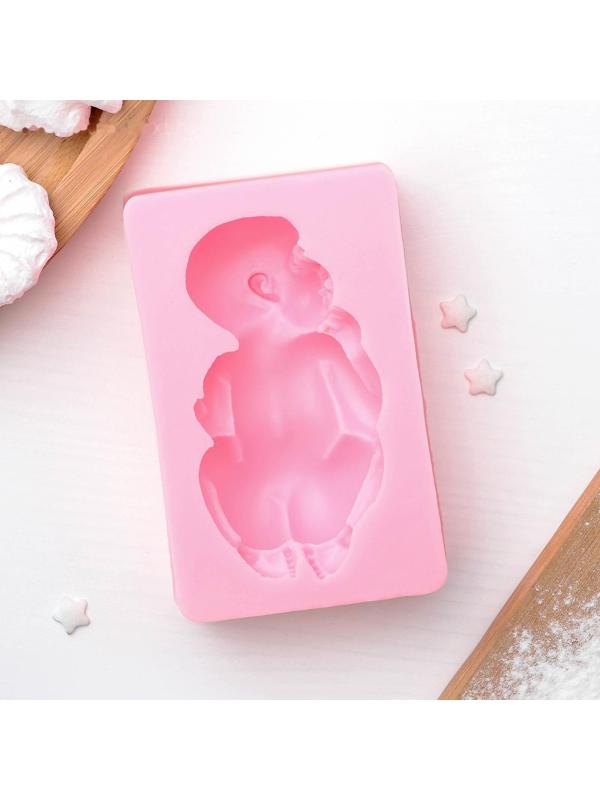 Молд силиконовый «Пупсик», 10×6,5 см, цвет МИКС