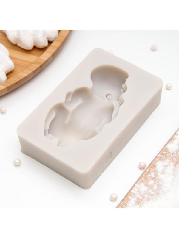 Молд силиконовый «Пупсик», 10×6,5 см, цвет МИКС