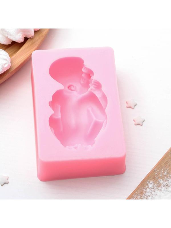 Молд силиконовый «Пупсик», 10×6,5 см, цвет МИКС