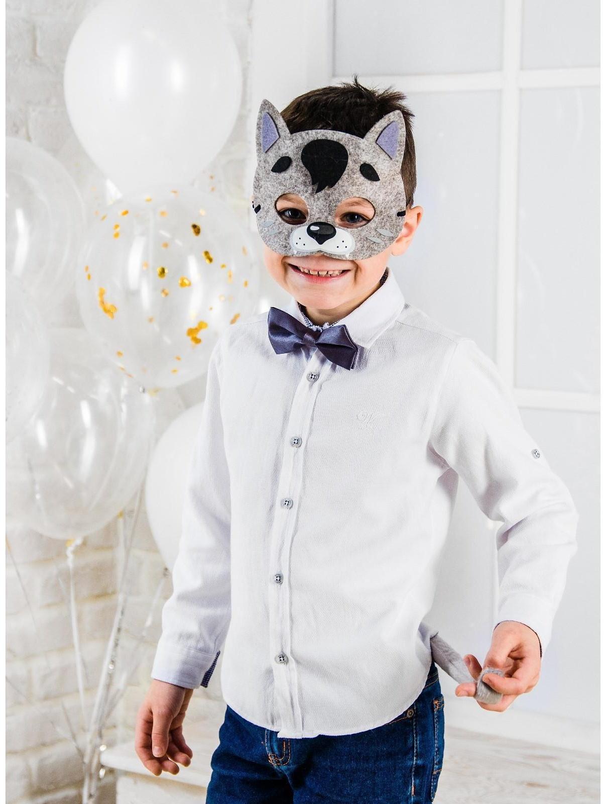 Карнавальный набор «Волк», маска, хвостик, бабочка