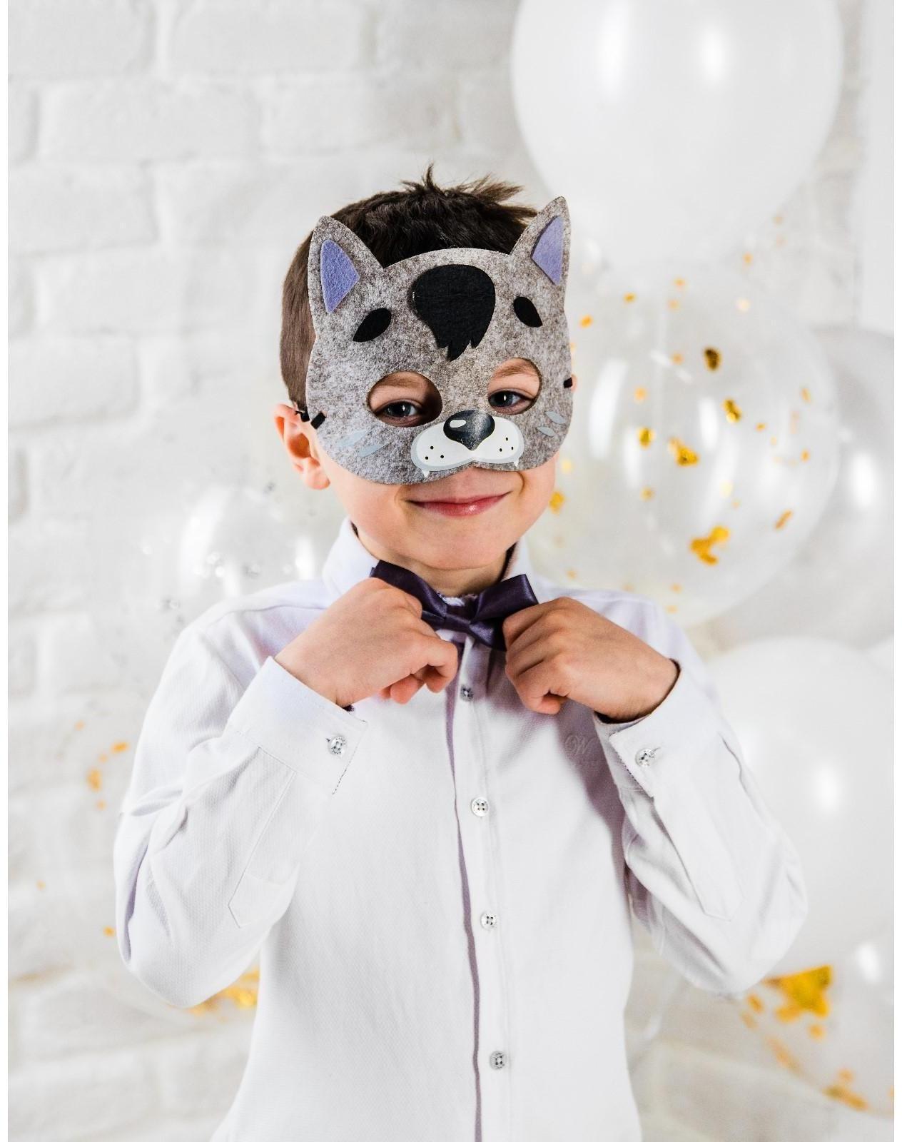 Карнавальный набор «Волк», маска, хвостик, бабочка