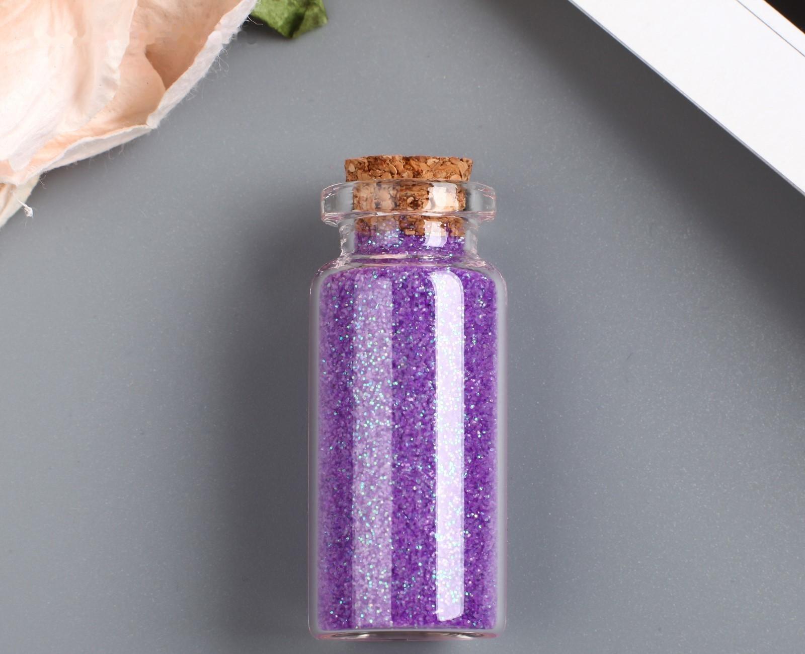 Глиттер в баночке с пробкой 