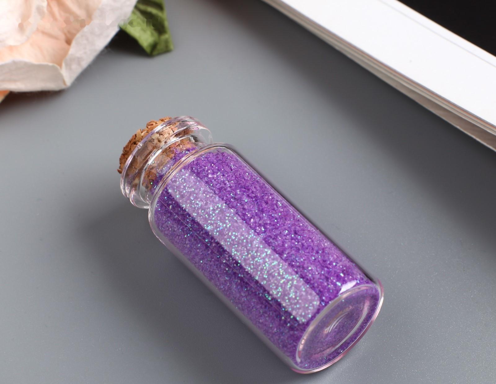 Глиттер в баночке с пробкой 